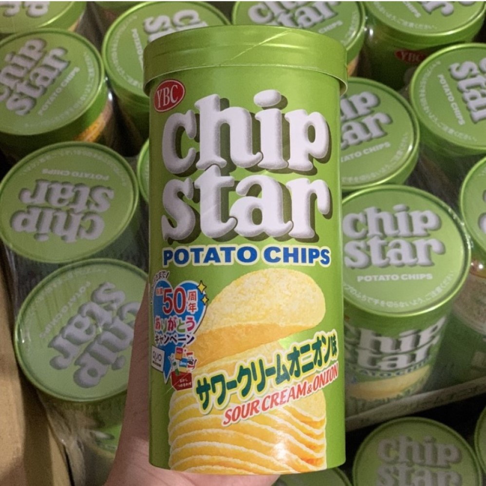 Bánh snack khoai tây Chip Star YBC 50gr