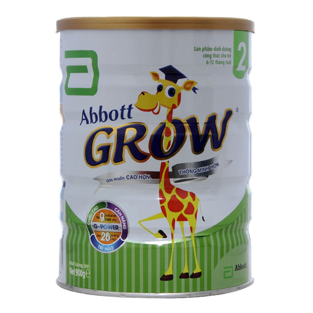 [CHÍNH HÃNG] Sữa Bột Abbott Grow 2 - Hộp 900g