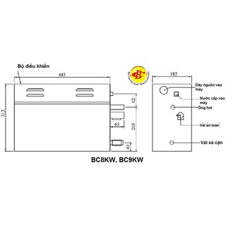 Máy xông hơi ướt 7.5kw