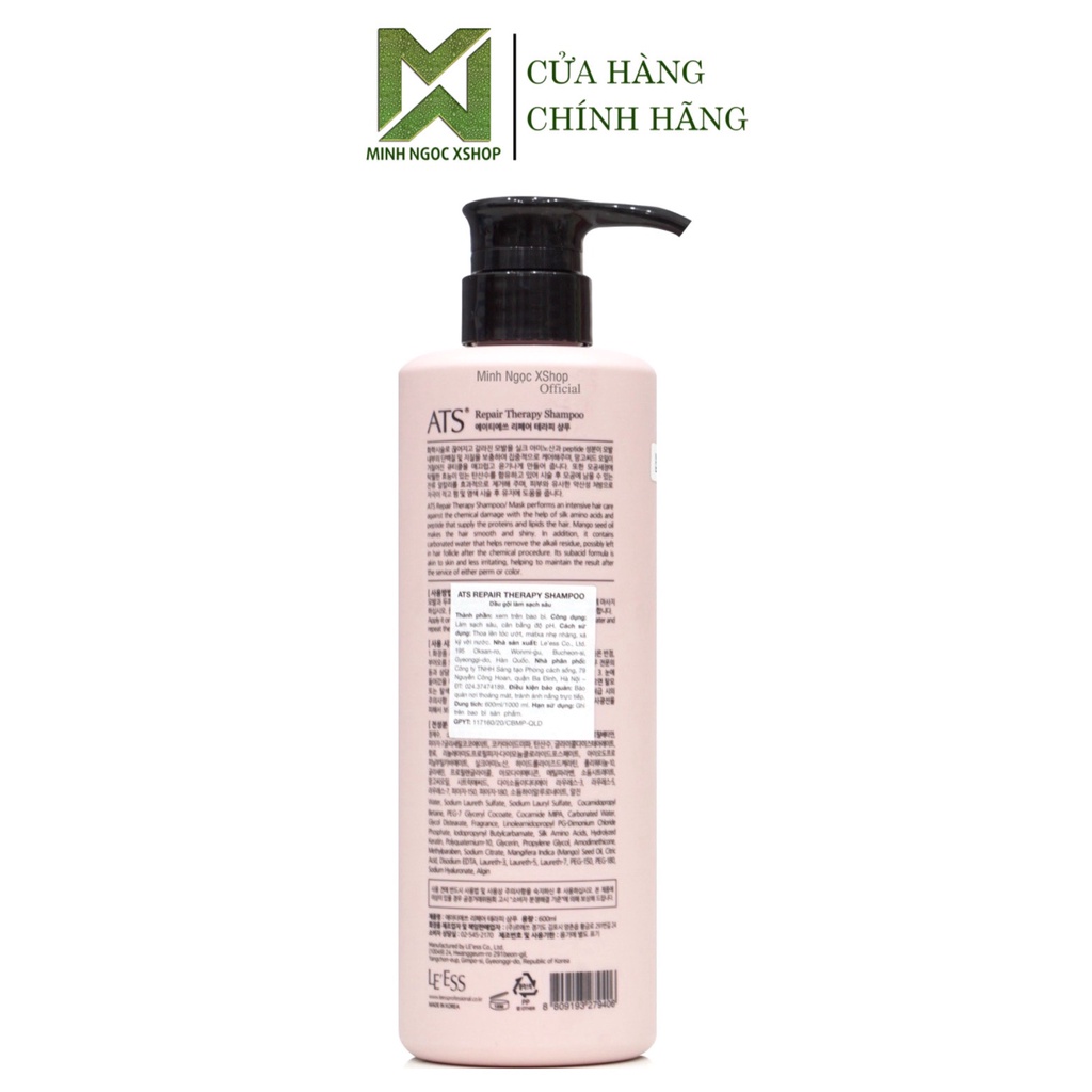 Dầu gội phục hồi ATS Repair Therapy 600ML