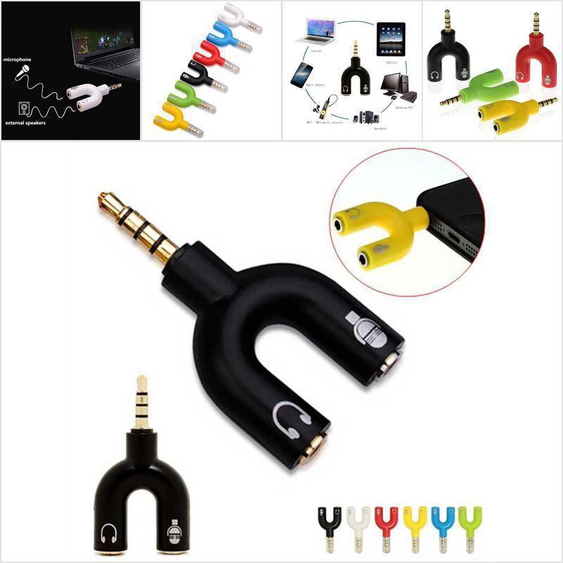 Đầu Chia Jack Âm Thanh Ra Mic Và Tai Nghe 3.5mm