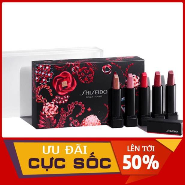 Set 5 thỏi son môi Shiseido Expressive Deluxe Mini Modern Matte Powder 💄