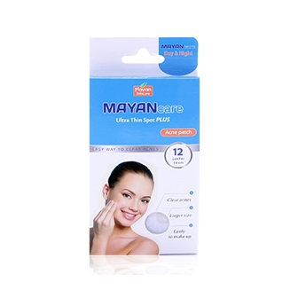 Miếng dán mụn Mayan care Ultra thin Spot 20 miếng 0,8cm và 4 miếng 1cm