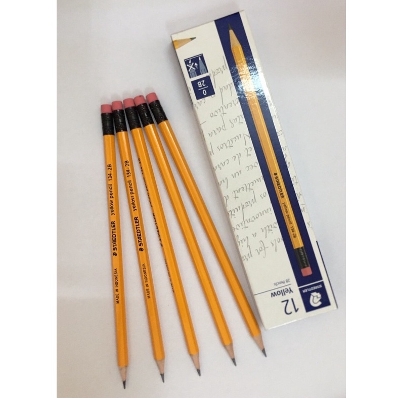 Hộp 12 Cây Bút Chì Gỗ Staedtler 134-2B
