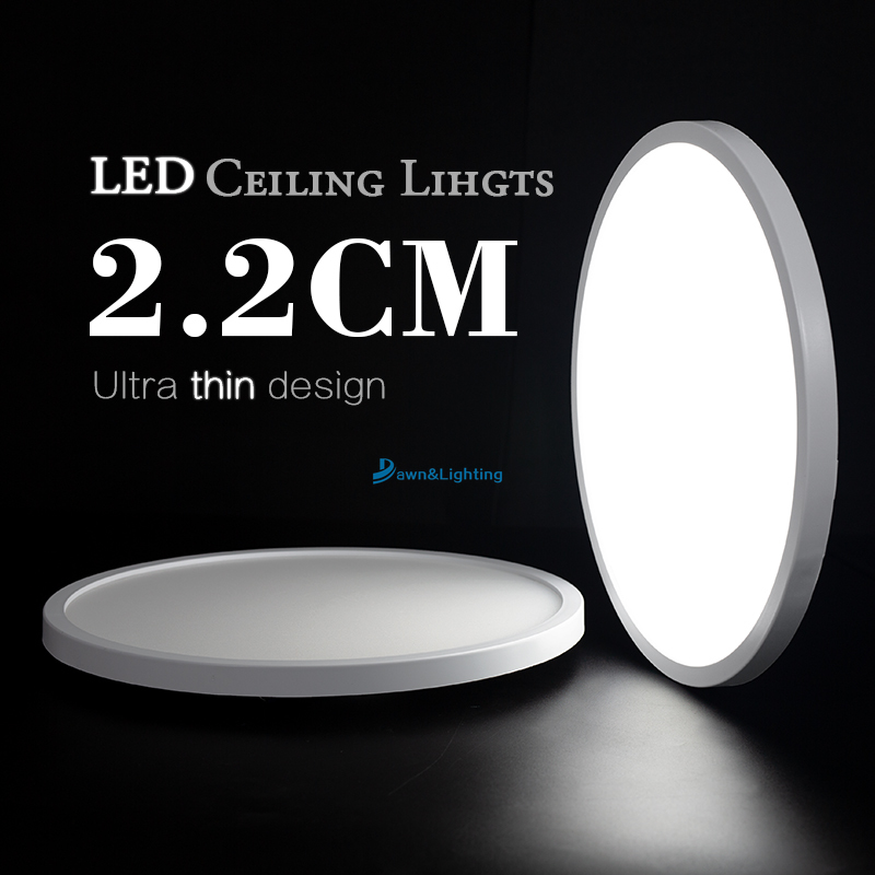 Đèn Led Gắn Trần Nhà Ánh Sáng Trắng Lạnh 18w 24w 36w 48w