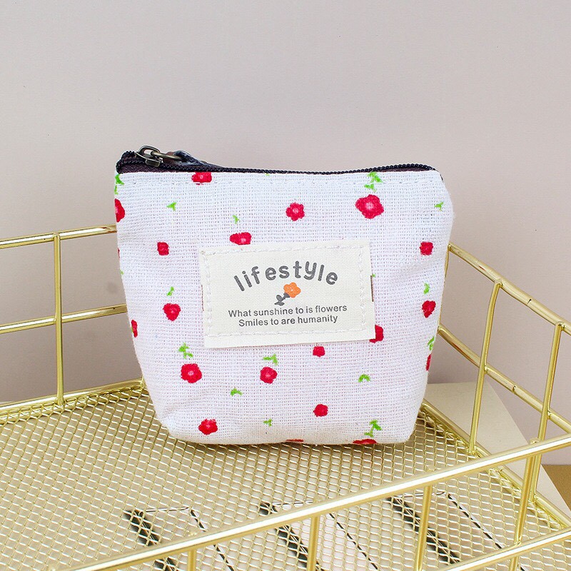 Z0560 Ví Mini Hoa Nhí Xinh Xắn Bukao