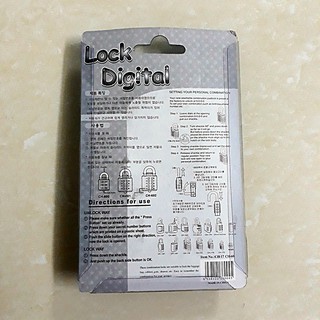 Ổ khóa 4 số inox lớn