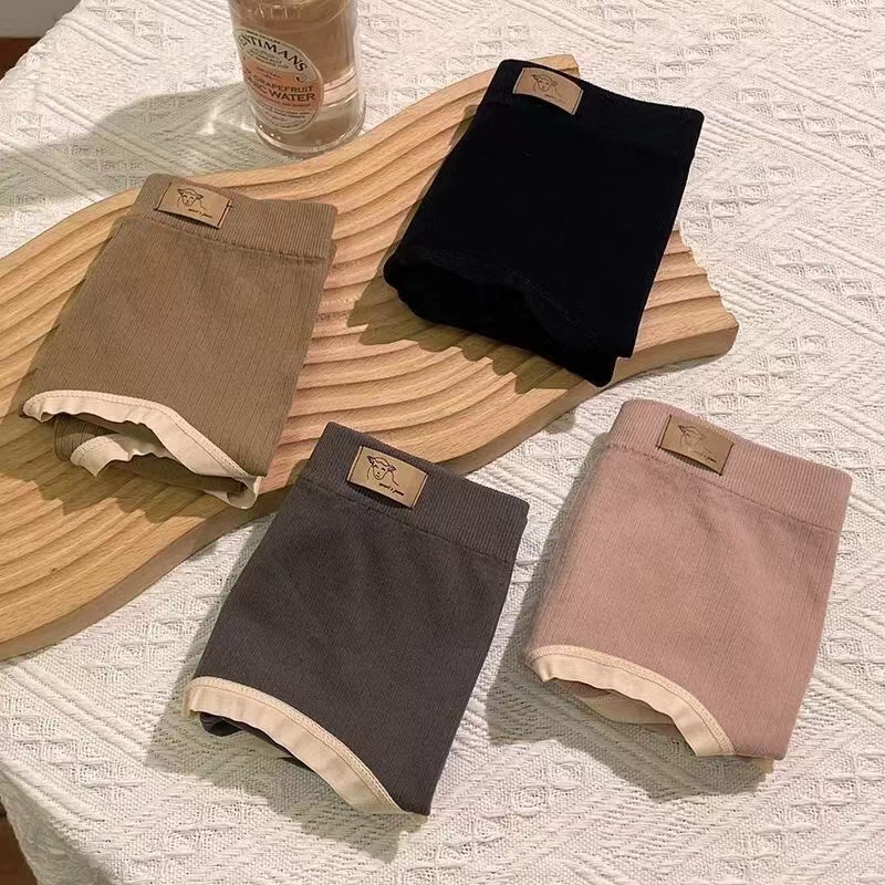 Quần Lót Cotton Không Đường May Lưng Vừa Cỡ Lớn Thoáng Khí Dễ Thương Cho Nữ