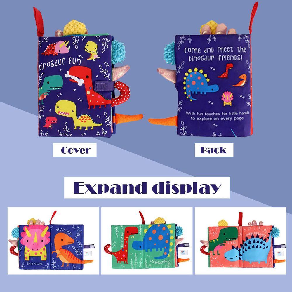 Sách Vải AARON1 Mềm Mại Có Âm Thanh Hình Kỳ Lân Đuôi Dài Giáo Dục Sớm Cho Bé