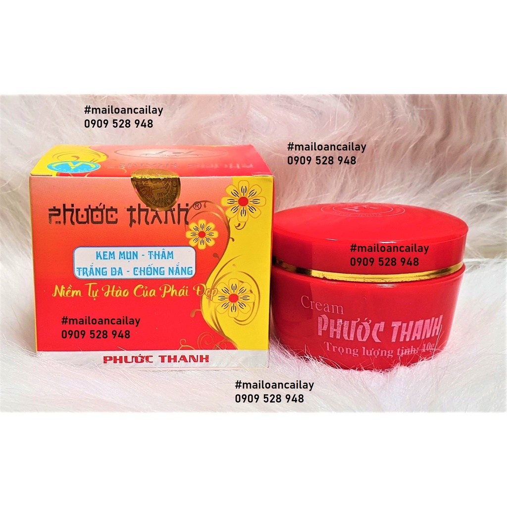 Kem Phước Thanh Đỏ mụn-thâm-trắng da- chống nắng 10g
