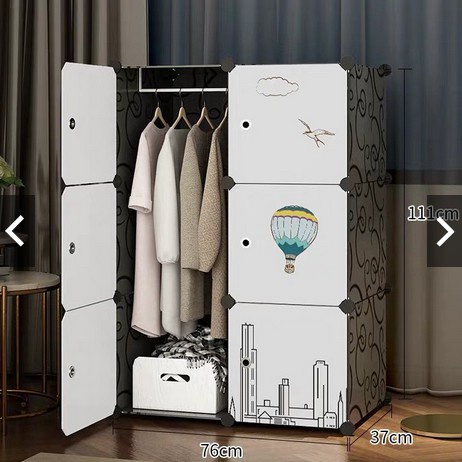 (XẢ KHO) TẶNG BÚA GỖ, TỦ NHỰA LẮP GHÉP ĐA NĂNG 6Ô NHIỀU MẪU