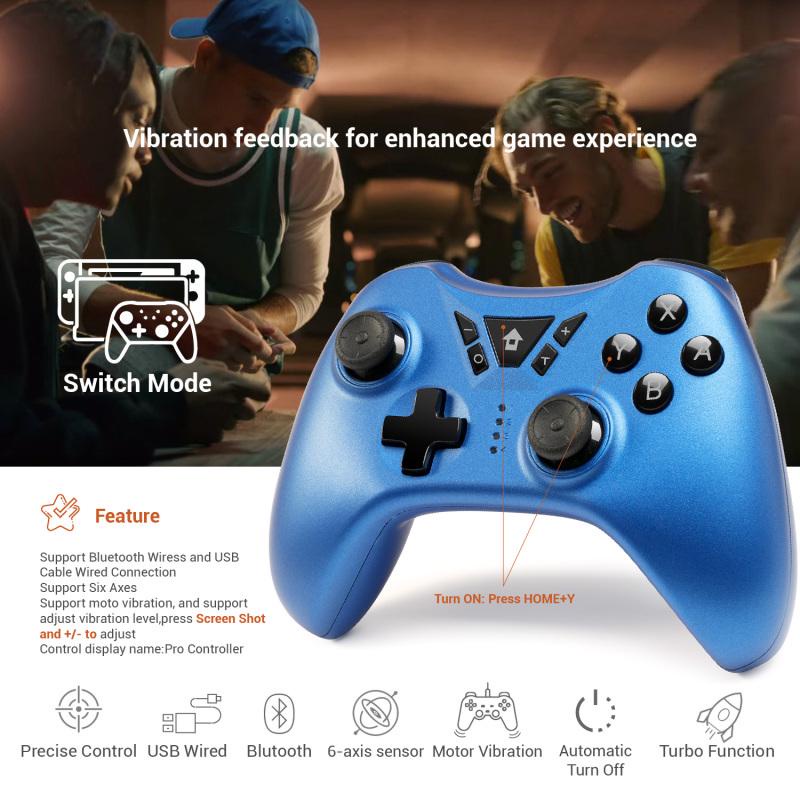 Tay Cầm Chơi Game Bluetooth TSW05 - Dúng Cho Android/ios - Tivi Box - Nintendo Switch - Tivi Box - PC - Laptop