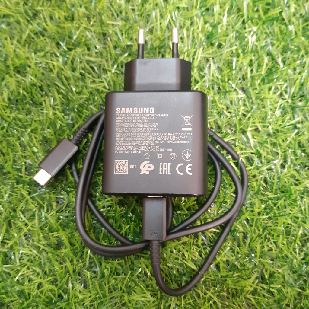 Bộ sạc nhanh Samsung Travel Adapter 45W EP-TA845X - Hàng Chính Hãng