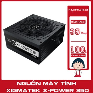 Nguồn máy tính công suất thực 250w xigmatek x-power iii x-350 - bảo hành 36 tháng