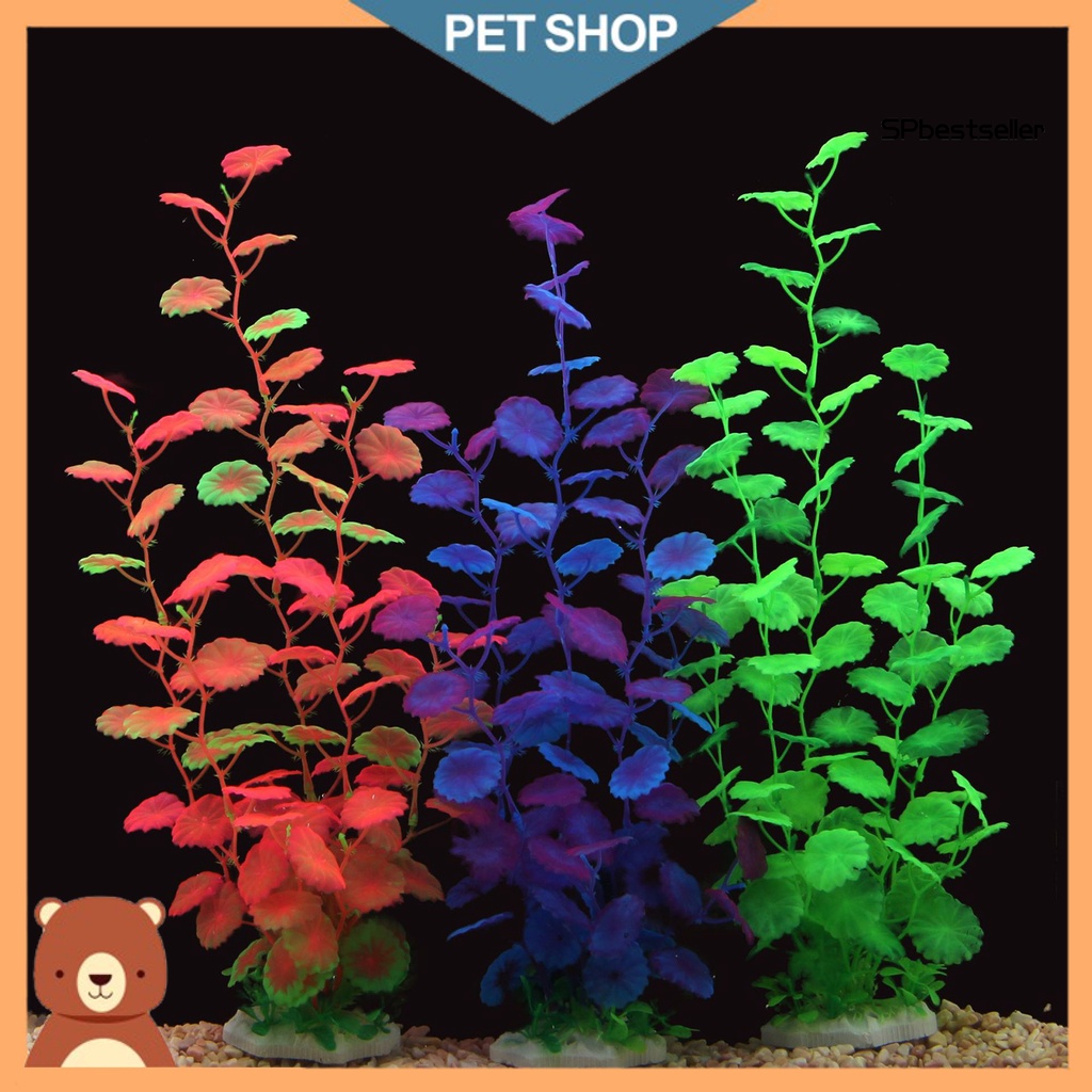 Lá Sen Nhân Tạo Bằng Nhựa Dùng Để Trang Trí Bể Cá