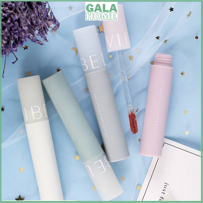 Son Vibely lâu trôi Màu lụa mỏng nhẹ nhàng Matte Lip Glaze sang xịn mịn 2022 ( nội địa Trung) GALA HOME