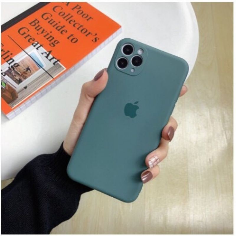 Ốp lưng iphone chống bẩn ⚡ 𝐅𝐑𝐄𝐄𝐒𝐇𝐈𝐏 ⚡ Case iphone logo táo full viền cho tất cả các dòng iphone