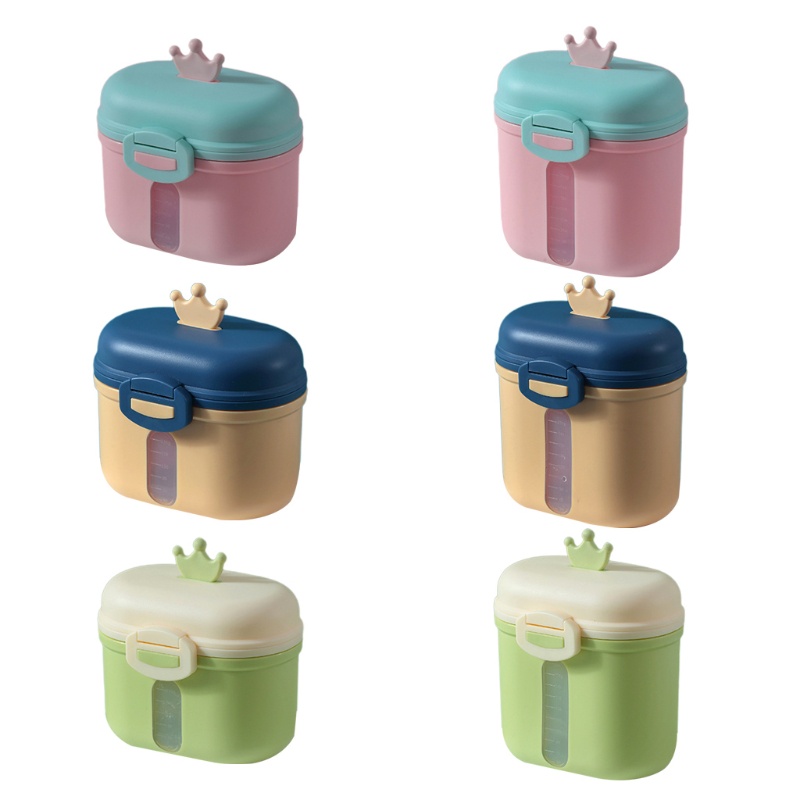 Hộp đựng sữa bột em bé có muỗng tiện lợi 8.4/ 12.6