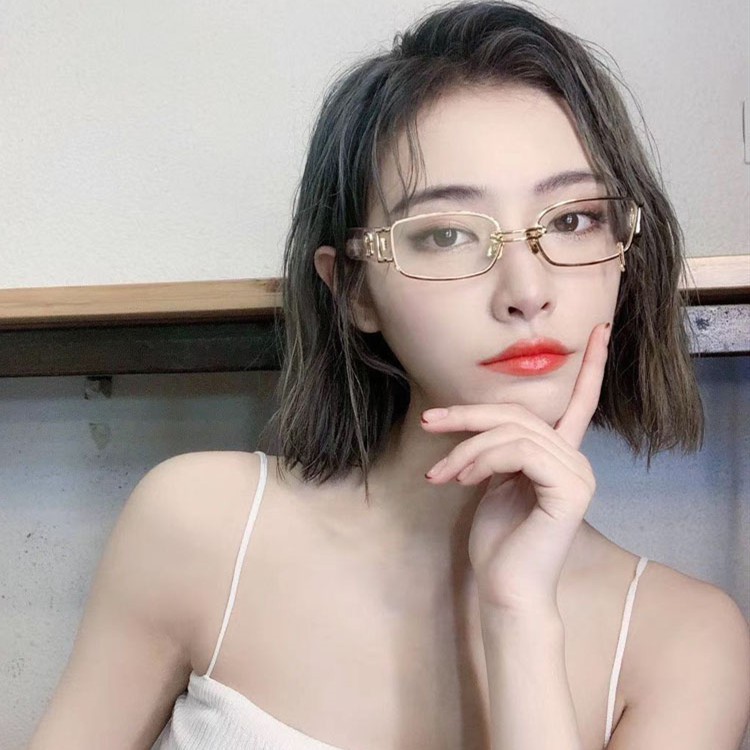 Kính mát gọng hình chữ nhật kim loại thời trang GW 002 03 BK