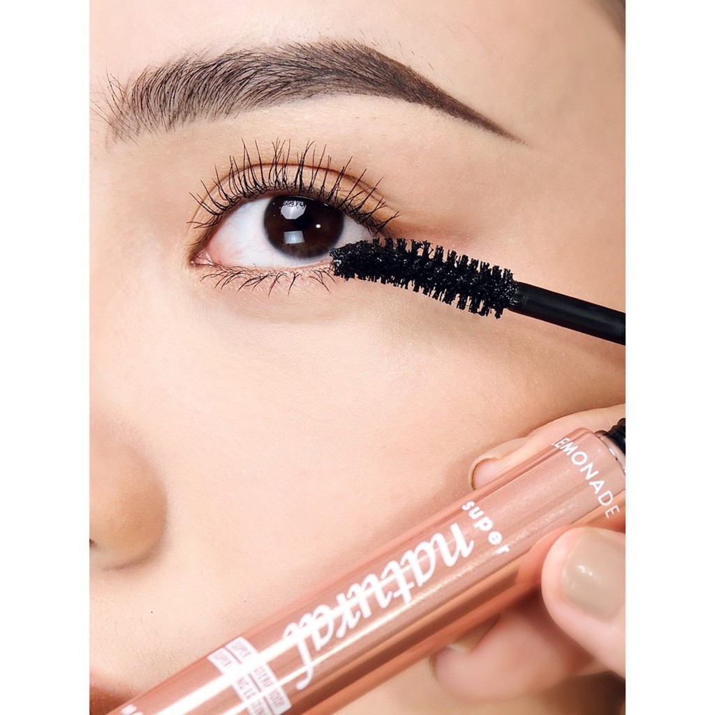 Mascara Lemonade SuperNatural Black Mi Dày Cong Vút, Kháng Lem, Bền Màu, Lâu Trôi 7.5g