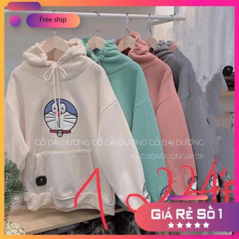 [ Siêu Hot ] Áo Hoodie 3D meo Doremon in tay ( inb shop để chọn màu ạ ).  siêu hot, siêu thời trang .