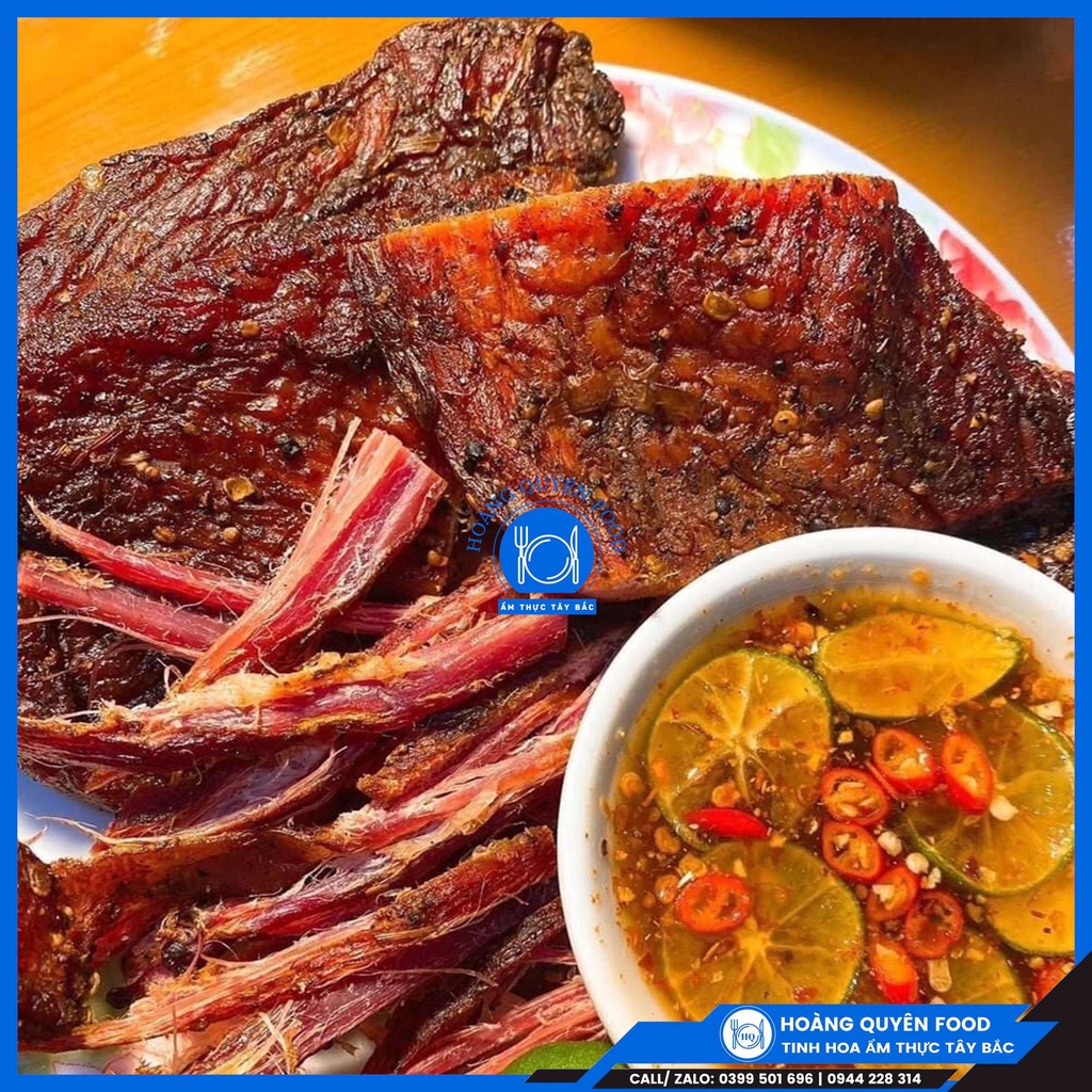 Thịt Lợn Gác Bếp Ẩm Thực Tây Bắc Thơm Ngon Chuẩn Vị 500G - TẶNG CHẨM CHÉO - Khô Heo Gác Bếp | HQ FOOD | BigBuy360 - bigbuy360.vn