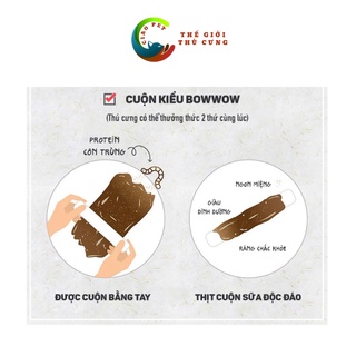 [80gr] THỊT CUỘN THANH SỮA CHO CHÓ