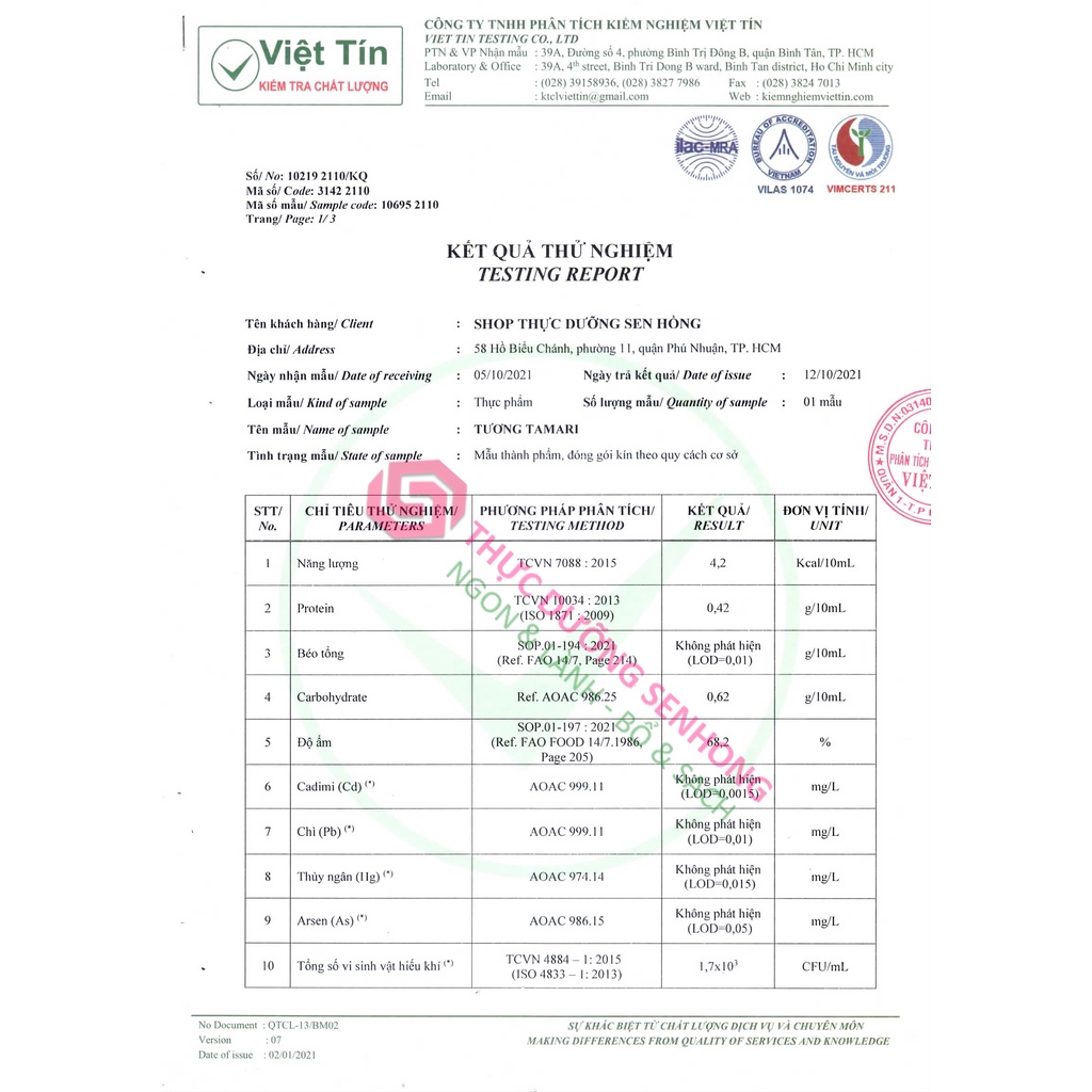 Tương tamari 7 năm  Nước tương lâu năm theo phương pháp thực dưỡng Ohsawa