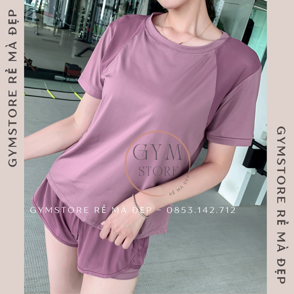 Bộ Đồ Tập Gym Tập Yoga Nữ ❤️𝐑𝐄̉ Đ𝐄̣𝐏❤️ Bộ Đồ Thể Thao Nữ chạy bộ vải thun lạnh co giãn thoáng mát 𝐆𝐘𝐌𝐒𝐓𝐎𝐑𝐄 066