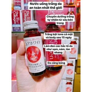 Nước uống trắng da Collagen Pure white nhật bản