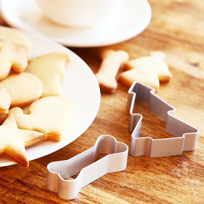 Set 28 khuôn cắt bánh quy bằng nhôm kiểu dáng dễ thương DIY