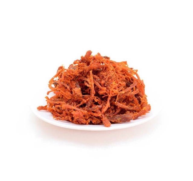 Khô heo sợi cary 500g tặng ô mai mơ