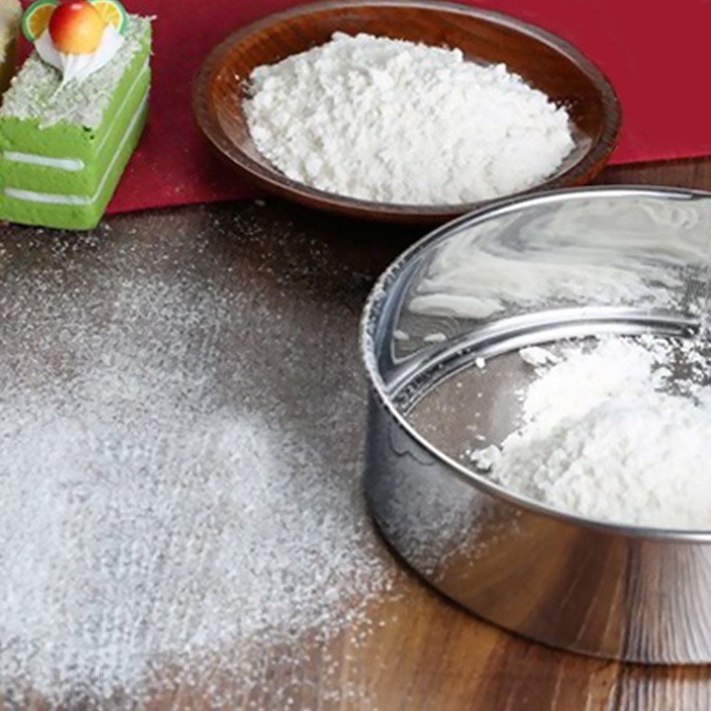 Rây Bột Tròn Bằng Thép Không Gỉ Tiện Dụng Cho Nhà Bếp