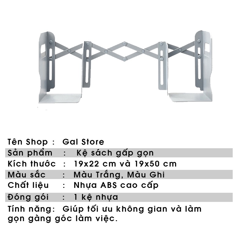 Kệ Sách Để Bàn Đa Năng 🧀𝑭𝑹𝑬𝑬𝑺𝑯𝑰𝑷🧀 kệ sách nhỏ gọn và có thể gấp gọn/kéo dài giúp tăng khả năng lưu trữ