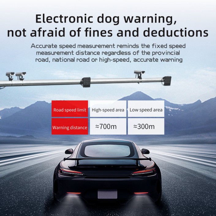 HUD hiển thị tốc độ, cảnh báo giao thông trên kính lái ô tô cao cấp Wiiyii - P6 D