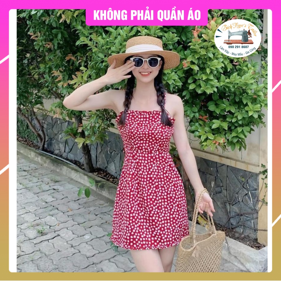 V178_Rập giấy đầm nữ