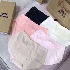 Sét 5 quần lót muji cotton nhật xịn- thoải mái - Đơn giản - dễ chịu - diệt khuẩn ( Hàng của NHẬT )