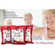 Kẹo sâm- Kẹo Hồng Sâm không đường Đỏ 365 Hàn Quốc 500g-[Date: 2023]