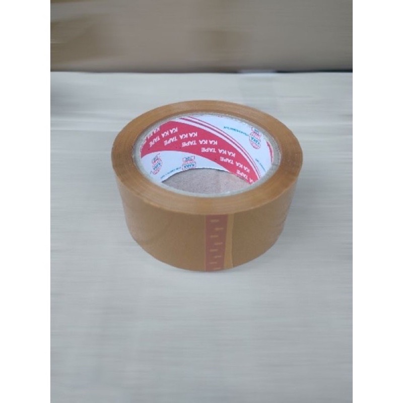 Băng keo dán thùng Trong Đục 100 yard đủ 5p 5cm 6 cuộn 1 cây nặng 1.2kg giá lẻ 1 cuộn, Dao cắt ...