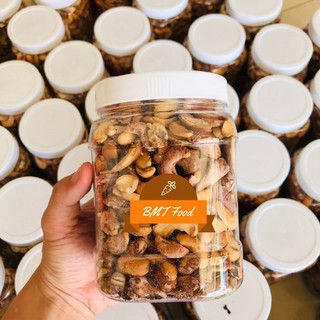 500g hạt điều rang muối loại bể còn vỏ lụa - 80% hạt vỡ đôi - có giấy phép vsantp