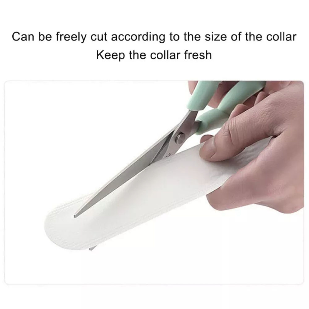 (Hàng Mới Về) Set 10 Miếng Đệm Cotton Thấm Hút Mồ Hôi Trang Điểm Cho Nam Nữ