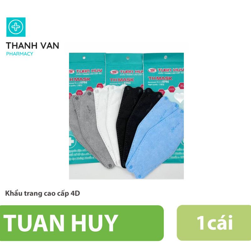 Khẩu trang TH  4D Mask KF 94 gói 5 cái