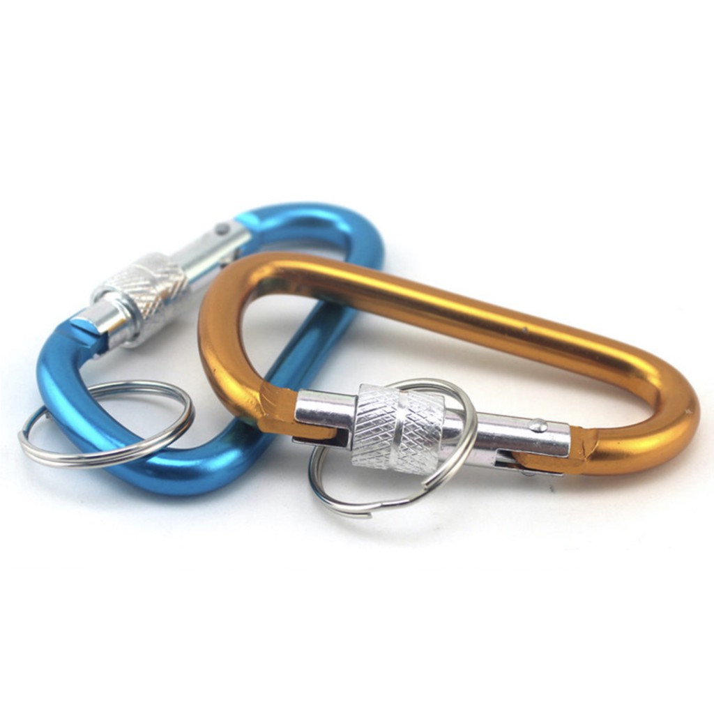 Móc Chìa Khóa Đa Năng Carabiner Chuyên Dùng Khi Leo Núi, Phượt, Dựng Lều