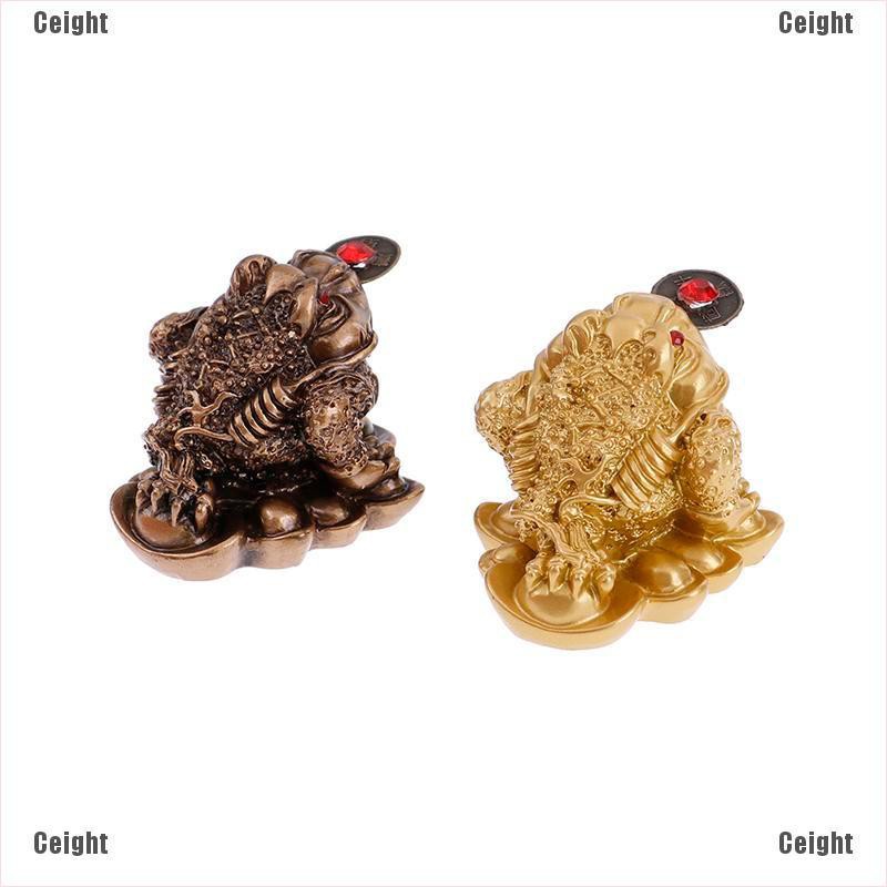 Tượng con cóc ngậm tiền phong thủy mang lại may mắn phong cách Trung Hoa