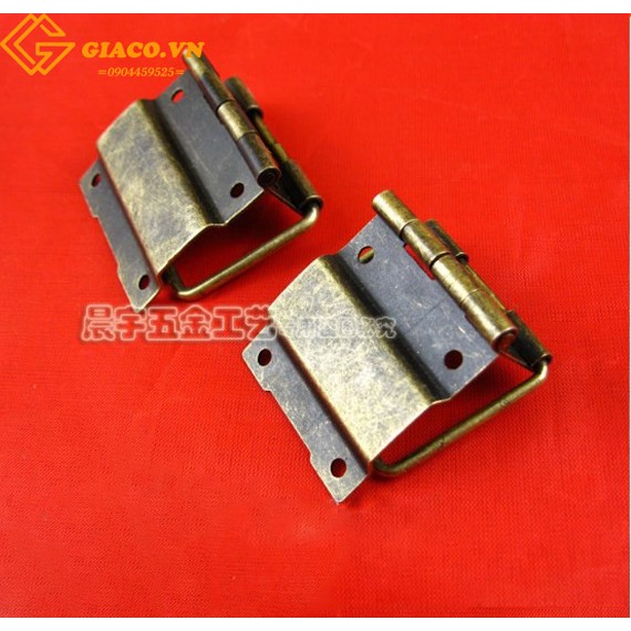Bộ bản lề giả cổ D148 cỡ 41*48mm mầu đồng
