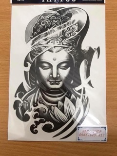 Hình xăm dán ( phật đài)