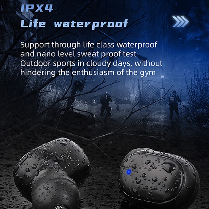 Bộ Tai Nghe Nhét Tai Không Dây Bluetooth Mini Giảm Tiếng Ồn G6S G7S