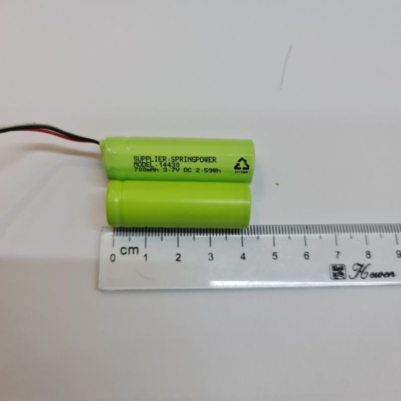 Lõi pin 14430 dung lượng 700mah