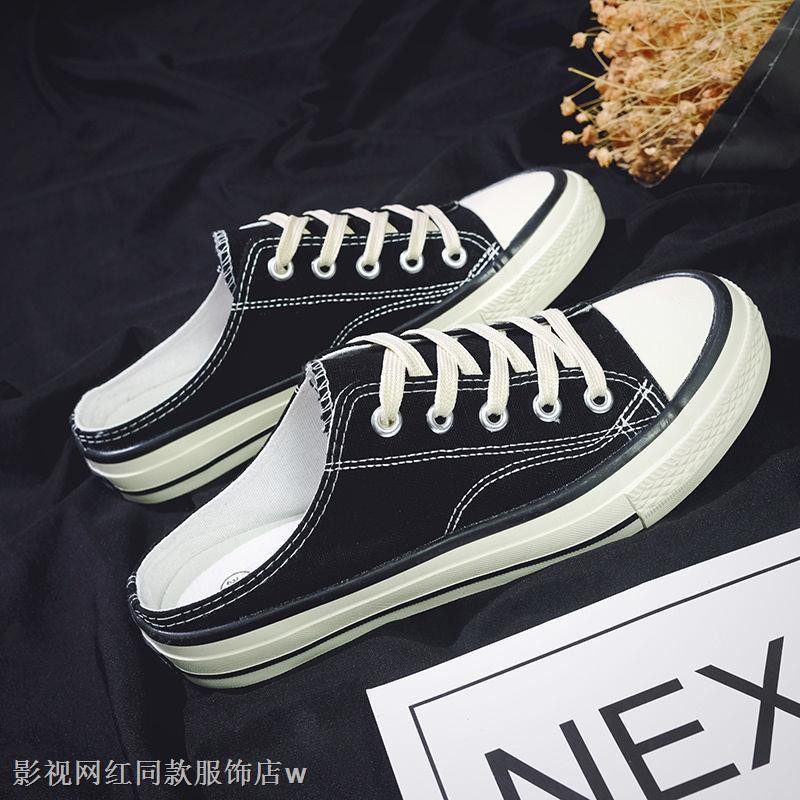 Giày sục vải Canvas không gót thời trang cá tính cho nam | BigBuy360 - bigbuy360.vn