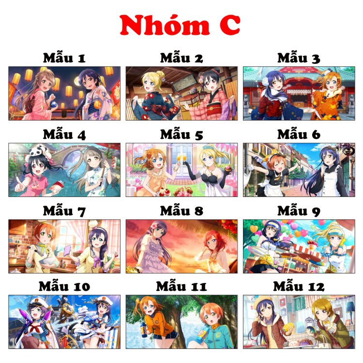 Ly sứ in hình Anime Love Live! School Idol Project Cốc uống nước đẹp làm quà tặng đặc biệt giá trị và ý nghĩa
